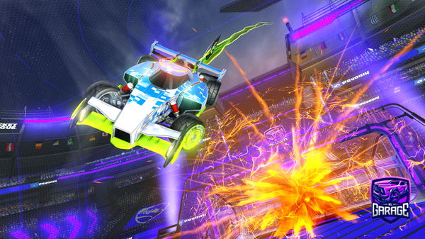 A Rocket League car design from sgamers7