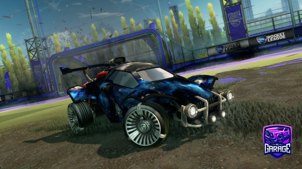 A Rocket League car design from Jackeyechan