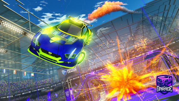 A Rocket League car design from IrishNation24