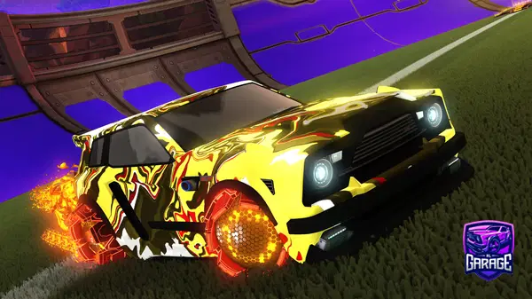 A Rocket League car design from Android6543