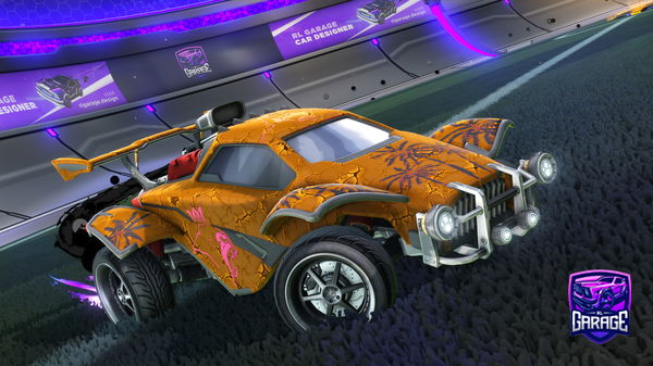 A Rocket League car design from Exonic_