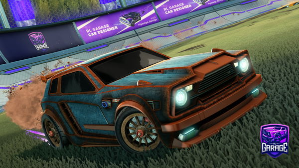 A Rocket League car design from Skrotym