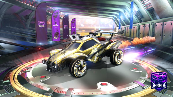 A Rocket League car design from Wahid786v