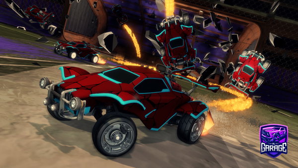 A Rocket League car design from H3ROICM4N