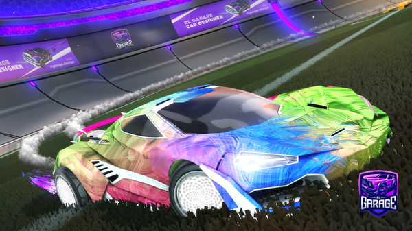 A Rocket League car design from san_contre