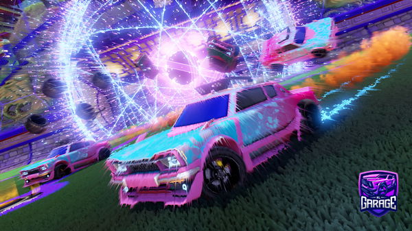 A Rocket League car design from Traivs