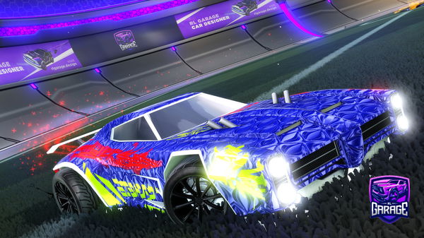 A Rocket League car design from ItzCl0udzRL