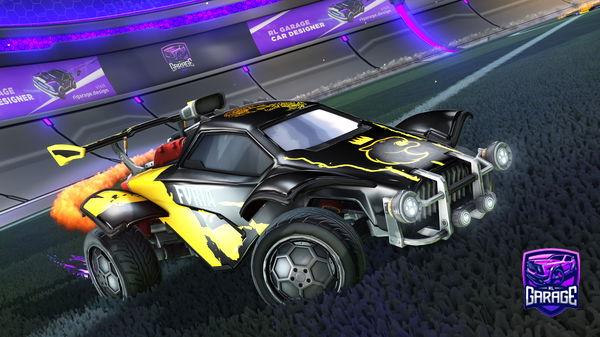 A Rocket League car design from SW_PULVZRL