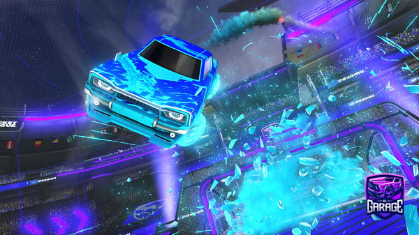 A Rocket League car design from VzW-V1KT0R