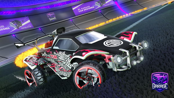 A Rocket League car design from JudeDaDude1