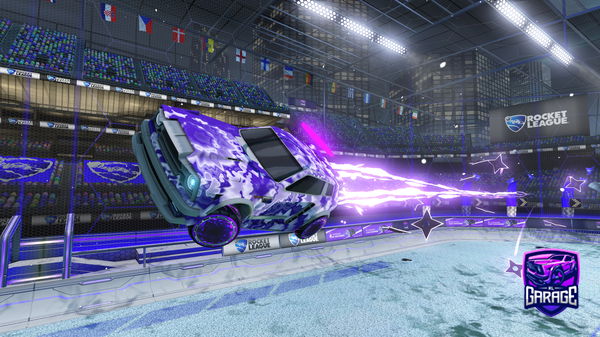 A Rocket League car design from IcedCraxker