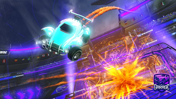 A Rocket League car design from caycayoz