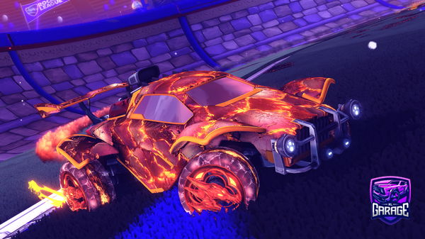 A Rocket League car design from Draconicfrost285