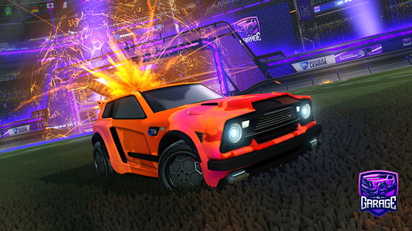 A Rocket League car design from SaltySylveon