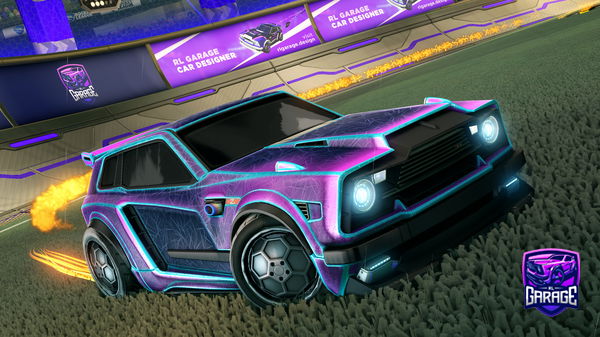 A Rocket League car design from FrostiNien