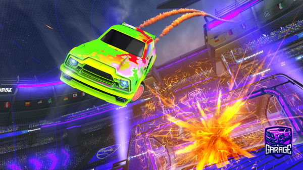 A Rocket League car design from MAKIRUHM