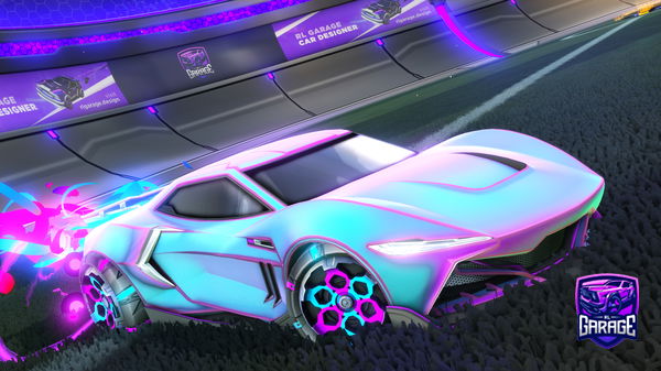 A Rocket League car design from Misha76_