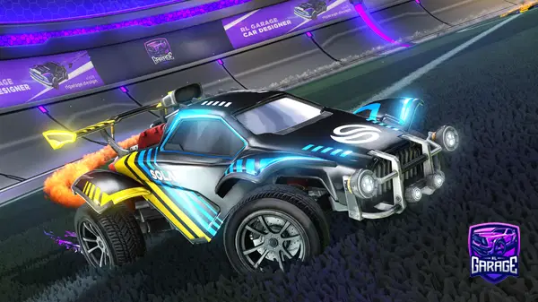 A Rocket League car design from DunnitRL_on_YT