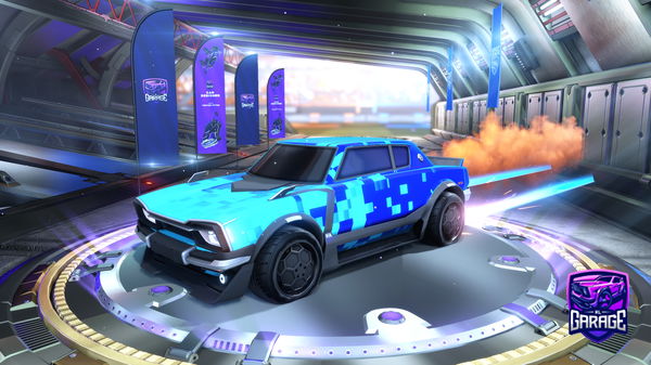 A Rocket League car design from Sharklify