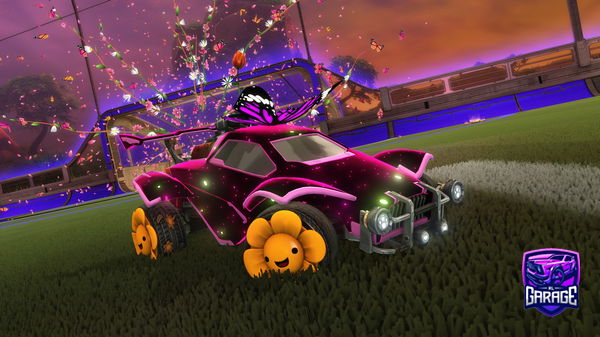 A Rocket League car design from Mitoka_on60FPS