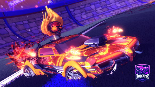 A Rocket League car design from crackialv1