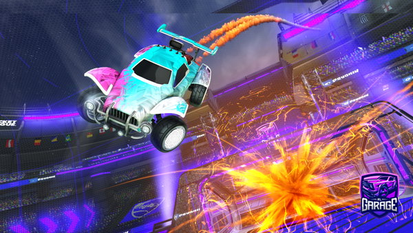 A Rocket League car design from FvriaSG