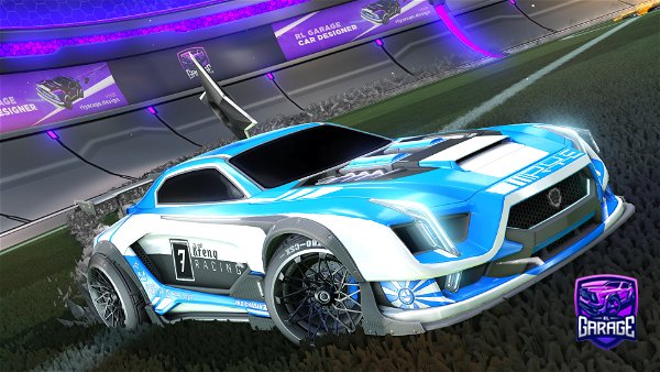 A Rocket League car design from WhiteVader