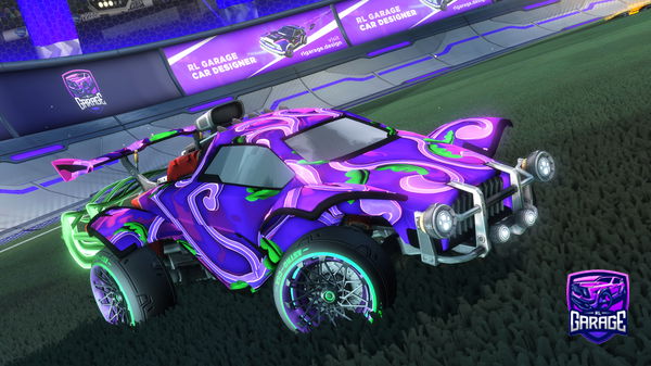 A Rocket League car design from GioSaccoYT