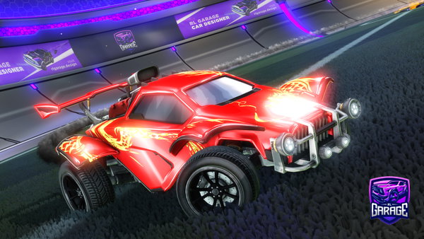 A Rocket League car design from itskxleb_