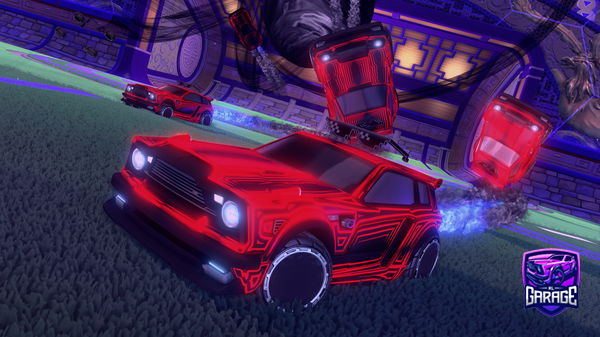 A Rocket League car design from imaygamer