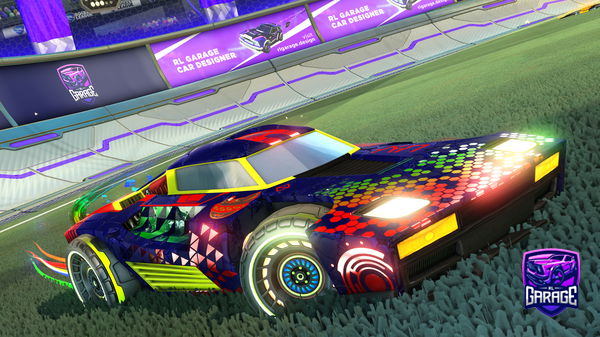 A Rocket League car design from seltomegath