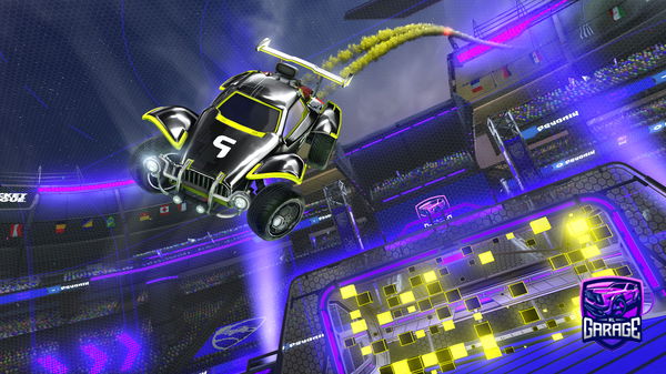 A Rocket League car design from Wolfy0909