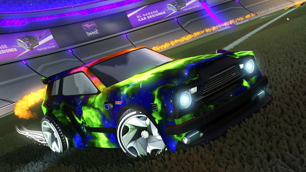 A Rocket League car design from -Fl1NT-
