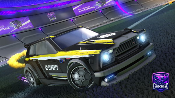 A Rocket League car design from Zntral_047