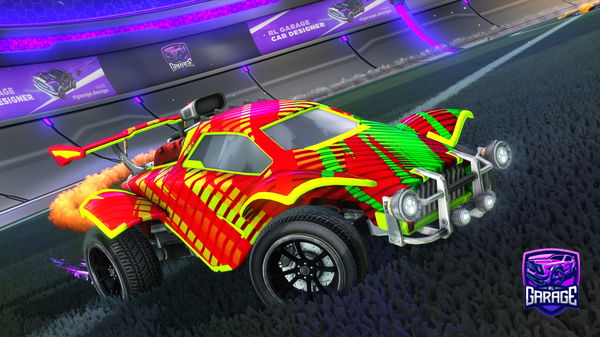 A Rocket League car design from Foreene