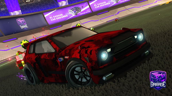 A Rocket League car design from 999_Oli