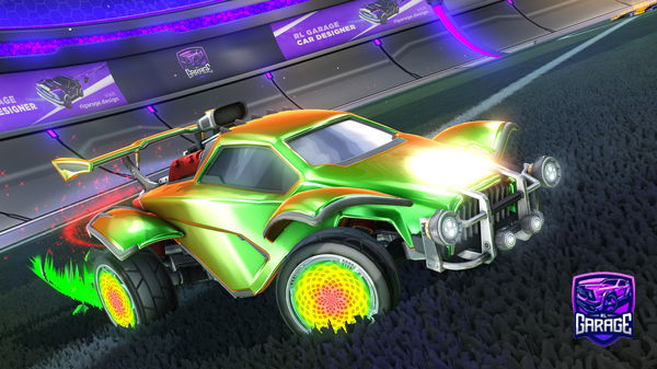 A Rocket League car design from JFeezy