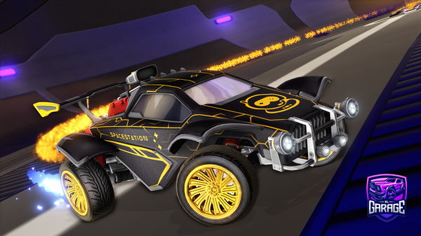 A Rocket League car design from SUK1AR1