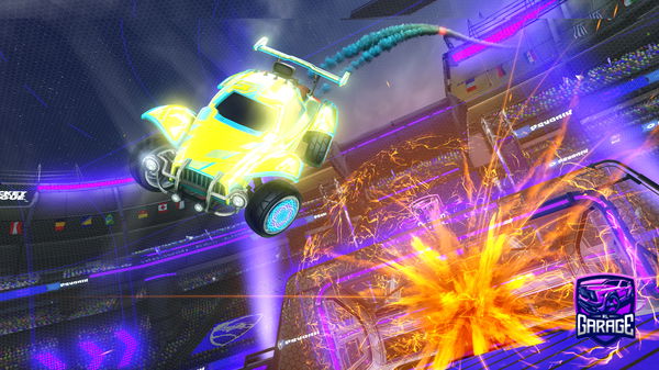 A Rocket League car design from Jaime_023