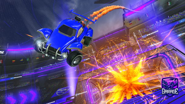 A Rocket League car design from xrqdd