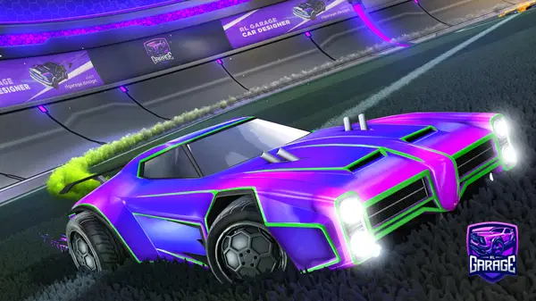 A Rocket League car design from Aussiemate143