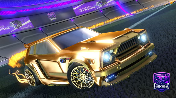 A Rocket League car design from kubixuwuuwu