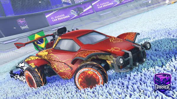 A Rocket League car design from Matheus9013