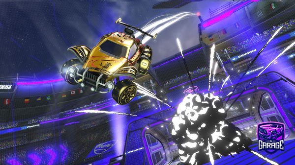 A Rocket League car design from Benmc60