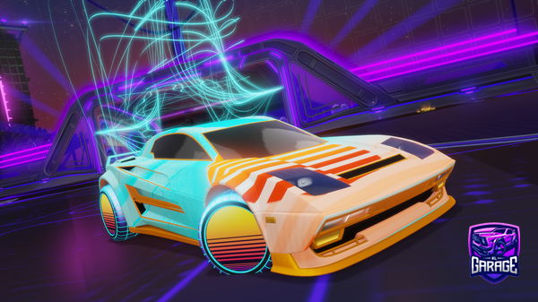 A Rocket League car design from sleeepyaswell