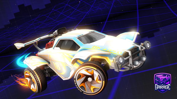 A Rocket League car design from achickencurry101