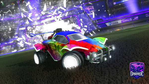 A Rocket League car design from Poulpium