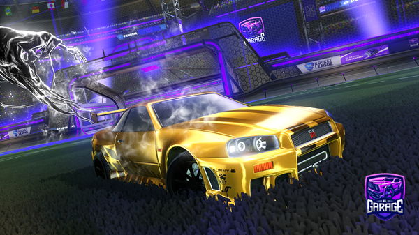 A Rocket League car design from zyxelRL