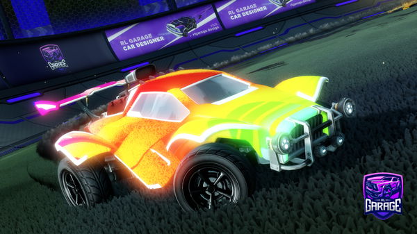A Rocket League car design from DJstrika211
