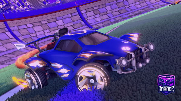 A Rocket League car design from Tapelesslime851